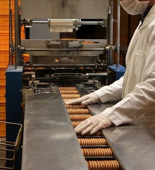 Biscuit factory production line and workforce visual 11.